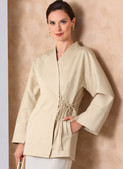 Vogue Patterns V2165 | Vogue Patterns Misses' Wrap Jacket, Slim Midi Skirt and Straight Leg Pants