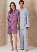 Vogue Patterns V2168 | Vogue Patterns Unisex Robe, Pajama Pants and Shorts