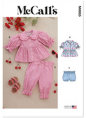 McCall's M8665 | Babies' Tops, Bloomers and Pants | Front of Envelope