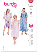 Burda Style BUR5630 | Burda Style Pattern 5630 Misses' Dresses | Front of Envelope