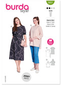Burda Style BUR5651 | Burda Style Pattern 5651 Misses' Hoodie and Dress | Front of Envelope