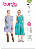 Burda Style BUR5668 | Burda Style Pattern 5668 Misses' Dresses | Front of Envelope
