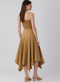 McCall's M8659 | Misses' and Women's Handkerchief Hem Skirt and Tie Belt
