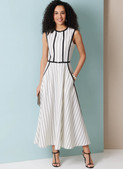 Butterick B7076 | Butterick Sewing Pattern Misses' and Women's Fit and Flare Dress in Two Lengths