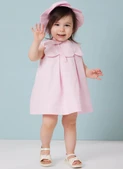 Butterick B7086 | Butterick Sewing Pattern Toddlers' Dresses, Panties and Hat