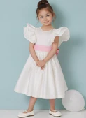 Butterick B7088 | Butterick Sewing Pattern Children's Dress in Two Lengths and Tie Belt
