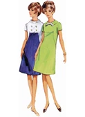Butterick B7091 | Butterick Sewing Pattern 1960s Misses' One-Piece Dress