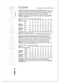 Vogue Patterns V2188 | Vogue Patterns Misses' Structured Top With Tie Belt, Shorts And Pants | Back of Envelope