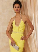 Vogue Patterns V2178 | Vogue Patterns Misses' Halter Gown by Badgley Mischka
