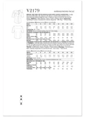 Vogue Patterns V2179 | Vogue Patterns Misses' and Miss Petite Bow Blouse With Sleeve Variations | Back of Envelope