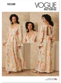 Vogue Patterns V2189 | Vogue Patterns Misses' Caftan Dress | Front of Envelope