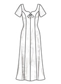 New Look N6822 | New Look Sewing Pattern Misses' Dress in Two Lengths with Sleeve Variations