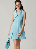 McCall's M8675 | McCall's Sewing Pattern Misses' and Miss Petite Sleeveless Dress in Two Lengths