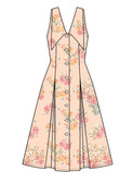 McCall's M8675 | McCall's Sewing Pattern Misses' and Miss Petite Sleeveless Dress in Two Lengths