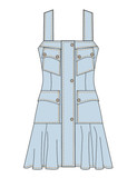 McCall's M8676 | McCall's Sewing Pattern Misses' Utility Inspired Dress