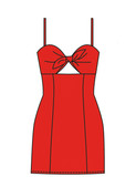 McCall's M8679 | McCall's Sewing Pattern Misses' Tie Front Cutout Dress