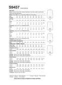 Simplicity S9457 | Men's Vests | Back of Envelope