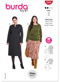 Burda Style BUR5606 | Burda Style Pattern 5606 Misses' Dress and Shirt | Front of Envelope