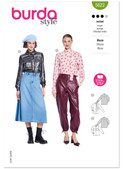 Burda Style BUR5622 | Burda Style Pattern 5622 Misses' Blouse | Front of Envelope