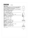 Simplicity S9298 | Market Tote Bags | Back of Envelope
