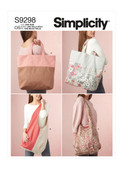 Simplicity S9298 | Market Tote Bags | Front of Envelope