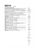 Simplicity S9310 | Totes & Bags In Assorted Sizes | Back of Envelope