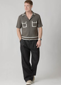 McCall's M8686 | McCall's Sewing Pattern Men's Cropped Polo Style Shirt and Pants
