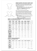 McCall's M8670 | McCall's Sewing Pattern Misses' Dolman Sleeve Top | Back of Envelope