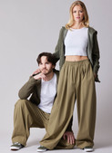 McCall's M8673 | McCall's Sewing Pattern Unisex Balloon Fit Pants