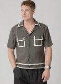McCall's M8686 | McCall's Sewing Pattern Men's Cropped Polo Style Shirt and Pants