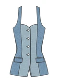 Simplicity S3273 | Simplicity Sewing Pattern Misses' Halter Sweetheart Top with Custom Cup Sizing