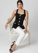 Simplicity S3273 | Simplicity Sewing Pattern Misses' Halter Sweetheart Top with Custom Cup Sizing