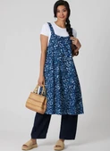 Simplicity S3294 | Simplicity Sewing Pattern Flared Apron Dress