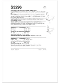 Simplicity S3296 | Simplicity Sewing Pattern Plush Goose Décor in Two Sizes | Back of Envelope