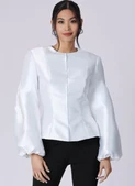 Simplicity S3272 | Simplicity Sewing Pattern Misses' & Women's Princess Seam Balloon Sleeve Top with Petite Lines