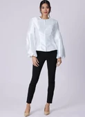 Simplicity S3272 | Simplicity Sewing Pattern Misses' & Women's Princess Seam Balloon Sleeve Top with Petite Lines