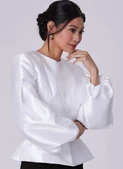 Simplicity S3272 | Simplicity Sewing Pattern Misses' & Women's Princess Seam Balloon Sleeve Top with Petite Lines