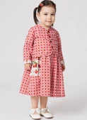 Simplicity S3283 | Simplicity Sewing Pattern Toddler’s Reversible Dress and Jacket Set