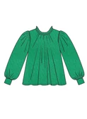 Simplicity S3271 | Simplicity Sewing Pattern Misses’ Ruffled Collar Blouse with Sleeve Variations