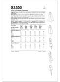 Simplicity S3300 | Simplicity Sewing Patterns Costume Sleeves | Back of Envelope