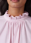 Simplicity S3271 | Simplicity Sewing Pattern Misses’ Ruffled Collar Blouse with Sleeve Variations