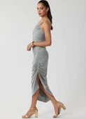 Simplicity S3302 | Simplicity Sewing Pattern Misses' Asymmetric Knit Dress with Sleeve Variations