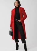 Simplicity S3305 | Simplicity Sewing Pattern Misses' Tailored Coat In Two Lengths