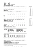 Simplicity S9132 | Unisex Sleepwear | Back of Envelope