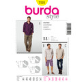 Burda Style BUR7525 | Shirt | Front of Envelope