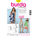 Burda Style BUR7390 | Dress & Tunic | Front of Envelope