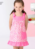 Simplicity S2241 | Learn-to-Sew Child's & Girls' Dresses