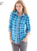 Simplicity S1538 | Misses' Button Front Shirt