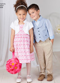 Simplicity S1509 | Child's Vest, Bolero and Bow Tie