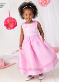 Simplicity S1507 | Toddlers' & Child's Special Occasion Dress